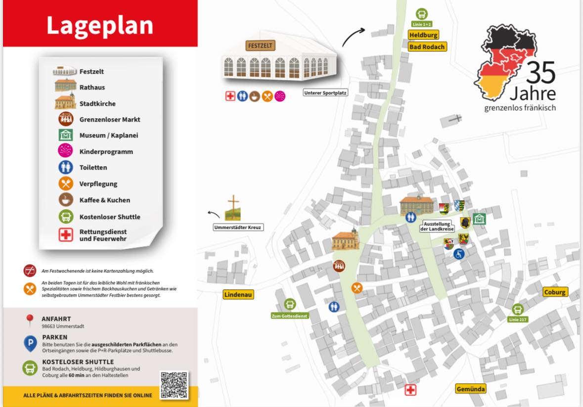 3. Oktober - Lageplan